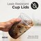 40 Pack - 20 oz Clear Plastic Cups with Lids, Sturdy & Food Safe BPA-Free Iced Coffee Cups with lids, Disposable Cups for Smoothies with lids for Cold Drinks